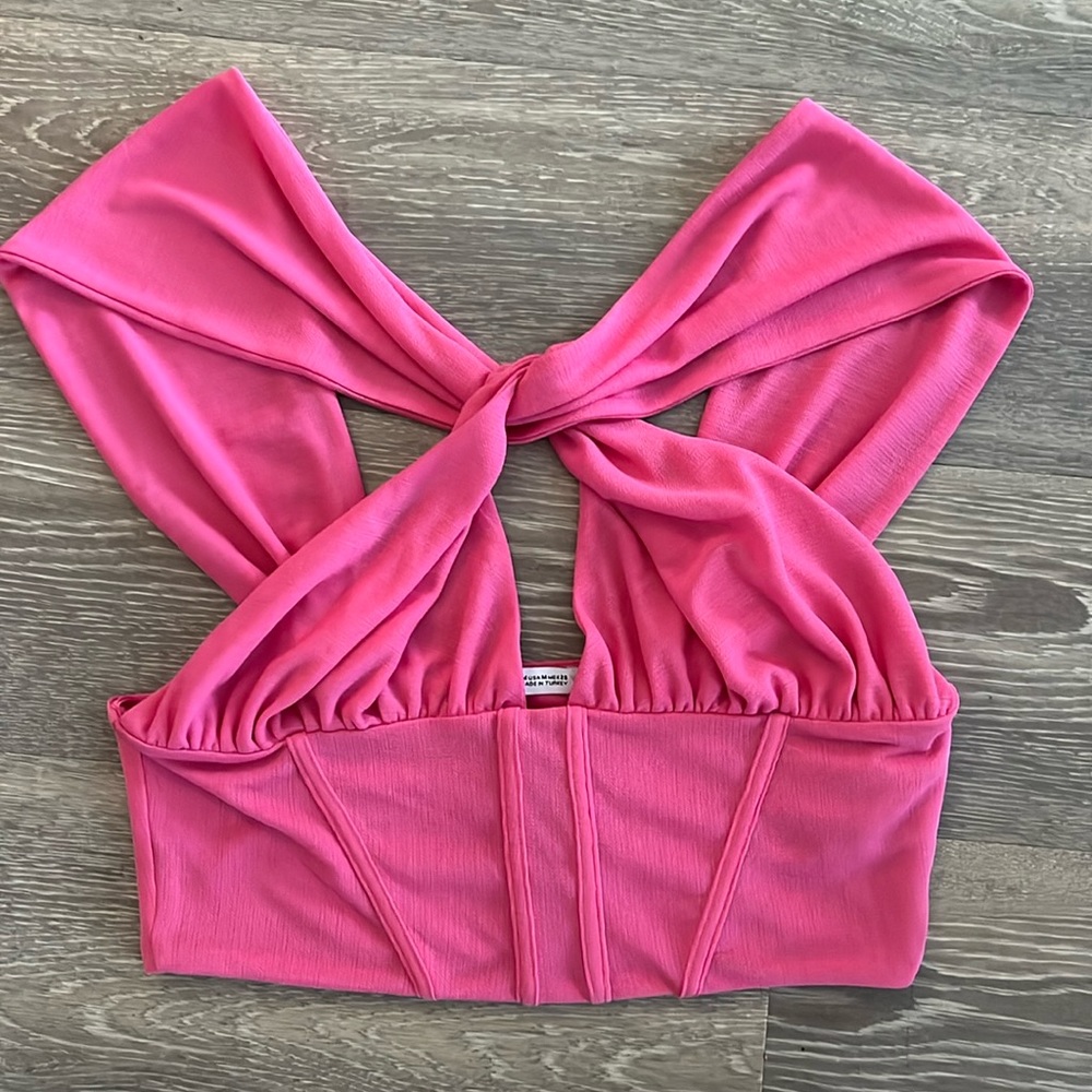 Pink Zara Strappy Top